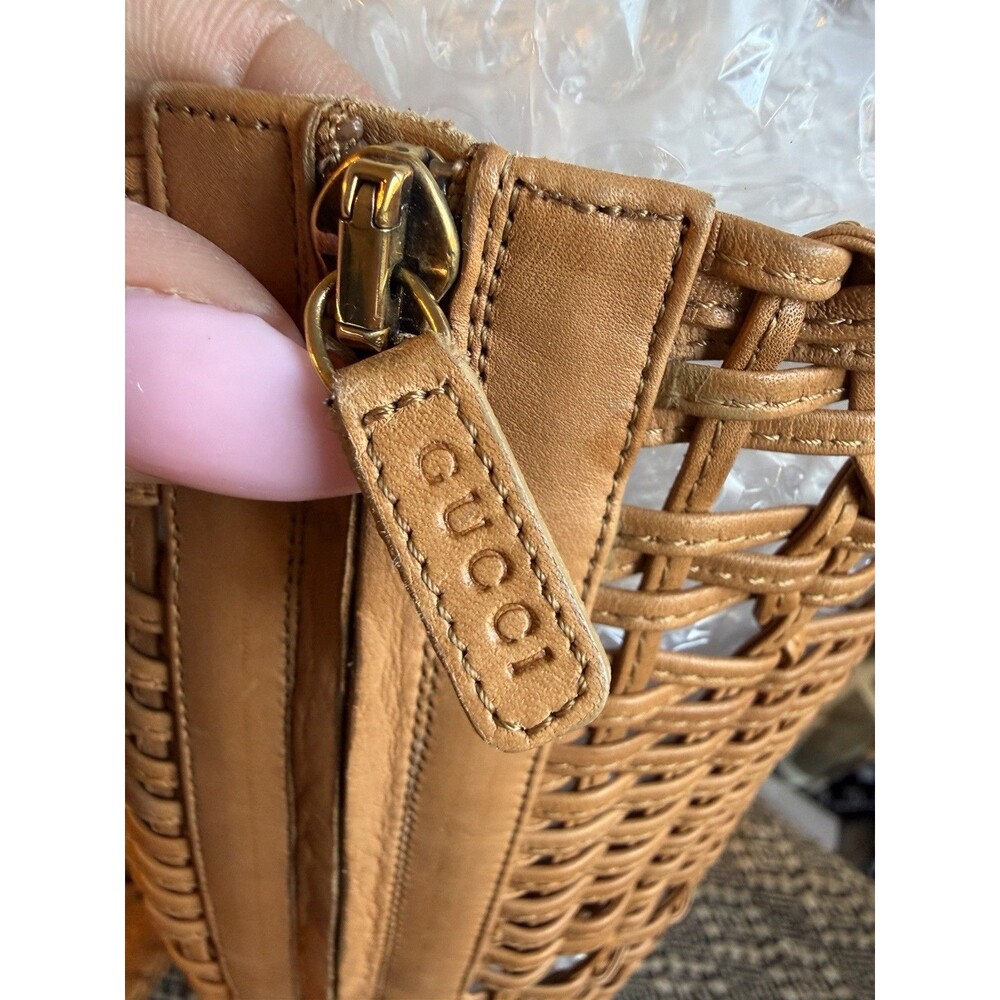Runway Gucci gladiator leather brown heels shoes sandals size 38 - Picture 8 of 16